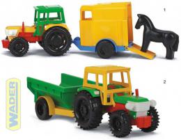 WADER Traktor s vlekou plastov 2 druhy 35001 - zvtit obrzek