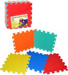 Mìkké bloky barevné C 10ks pìnový koberec baby puzzle podložka na zem
