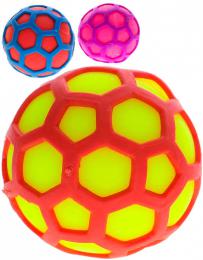 Míèek hexagon streèový 6,5cm sí�kový bublinový balónek 3 barvy plast