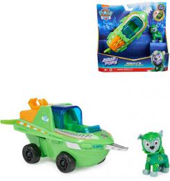 SPIN MASTER Tlapková Patrola Aqua Pups set záchranáøské vozidlo + figurka Rocky - zvìtšit obrázek
