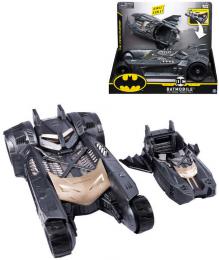 SPIN MASTER Batmobil a Batloï herní set 2v1 pro 10cm figurku plast