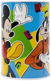 Pokladnièka válec Disney Mickey Mouse 10x15cm dìtská kasièka kovová