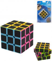 Hra Rubikova kostka èerná 6,5cm dìtský hlavolam plast