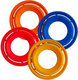 ACRA Hra prstenec plastov ltajc disk 28cm 4 barvy - zvtit obrzek