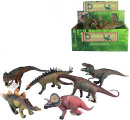 Zvíøata dinosauøi 21-28cm plastové figurky zvíøátka 6 druhù