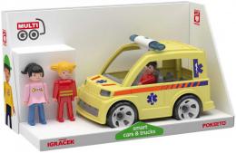 EFKO IGRÁÈEK MultiGO Trio Rescue set auto + 3 figurky s doplòky