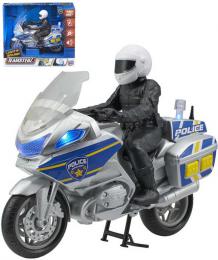 Teamsterz policejn� set motocykl s figurkou policisty na baterie Sv�tlo Zvuk - zv�t�it obr�zek