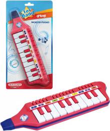 BONTEMPI Multipiano foukací dìtská harmonika 10 kláves plast na kartì - zvìtšit obrázek