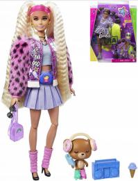 MATTEL BRB Panenka fashion Barbie Extra mdn set s mazlkem 2 druhy - zvtit obrzek