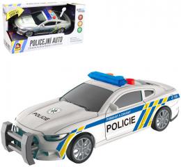 Policejní auto èeský design na setrvaèník s hlášením na baterie Svìtlo Zvuk CZ