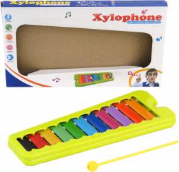 Xylofon dìtský barevný 11 kláves s palièkou