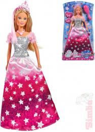 SIMBA Panenka Steffi Glitter Princess 29cm tøpytivé šaty set s doplòky v krabici