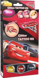 TyToo Dìtské tetování Cars 3 (Auta) 12 tetovaèek pro kluky se tøpytkami