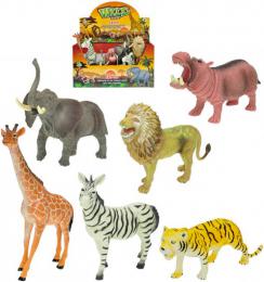 Zvtka safari 15-20cm plastov figurka 6 druh - zvtit obrzek