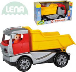LENA Truckies sklápìè 22cm set baby autíèko + panáèek 01620 plast