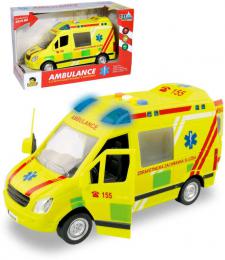 Auto City Collection èeská ambulance na setrvaèník 22cm na baterie CZ Svìtlo Zvuk