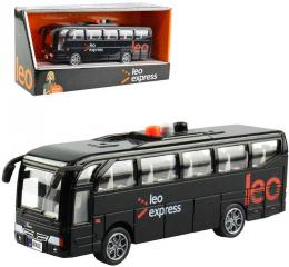 Autobus Leo Express 16cm hlášení øidièe a stewardky CZ na baterie Svìtlo Zvuk