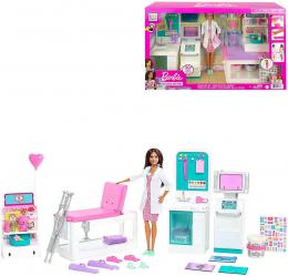 MATTEL BRB Klinika 1.pomoci herní set panenka Barbie doktorka s doplòky