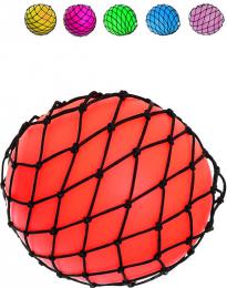 Míèek gigantický streèový antistresový balónek maèkací v sí�ce bublinový 6 barev