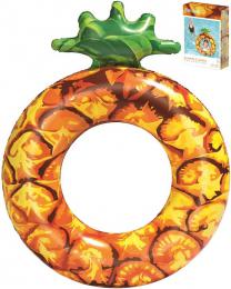 BESTWAY Kruh nafukovací ananas 116cm plavací kolo do vody 36121