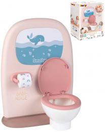 SMOBY Baby Nurse Toaleta WC s koupelnou hern set pro panenku miminko - zvtit obrzek