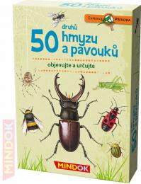 MINDOK HRA kvízová Expedice Pøíroda: 50 druhù hmyzu a pavoukù nauèná