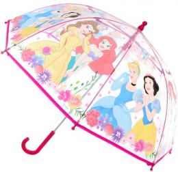 Deštník dìtský Disney Princezny manuální 64x72cm transparentní