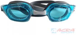 ACRA Brýle plavecké závodní se zrcadlovkou TORNADO modré