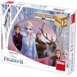 DINO DØEVO Kubus Frozen 2 (Ledové Království) kostky obrázkové set 12ks