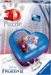RAVENSBURGER Puzzle 3D šperkovnice Srdce Ledové království 2 54 dílkù
