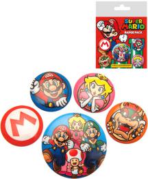 Odznaky kulaté Super Mario 2,5-4cm set 4ks - zvìtšit obrázek