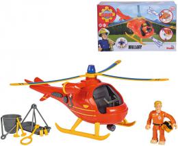 SIMBA Požárník Sam vrtulník záchranáøský set s figurkou Toma na baterie Svìtlo Zvuk