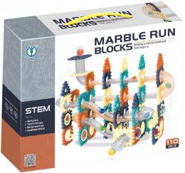 Kulièkodráha Marble Run Blocks 2D/3D stavebnice 110 dílkù v krabici - zvìtšit obrázek