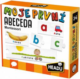 ADC HEADU Montessori Moje prvn abeceda puzzle naun skldaka 27 dvojic - zvtit obrzek
