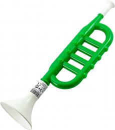 SMR Trumpeta retro dtsk zelen plast - zvtit obrzek
