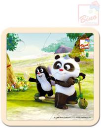 BINO D�EVO Puzzle (Krte�ek) Krtek a Panda kolob�ka 4 d�lky