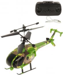 RC Vrtulník army vojenský 20cm na vysílaèku na baterie USB