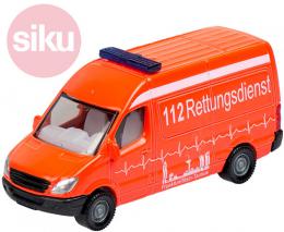 SIKU Auto Ambulance sanitka oranov kovov model 0805 - zvtit obrzek