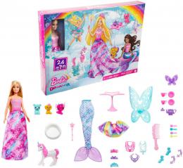 MATTEL BRB Dreamtopia set Adventní kalendáø pohádkový s panenkou Barbie