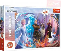 TREFL PUZZLE Ledov krlovstv 2 (Frozen) Mraziv magie 41x28cm 100 dlk - zvtit obrzek