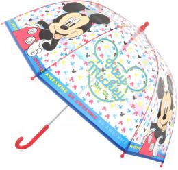 Deštník dìtský Disney Mickey Mouse 70x70x64cm prùhledný manuální