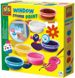 SES CREATIVE Barvy na malovn okennch obrzk kreativn set v krabici