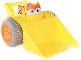 Nakladaè plastový žluté autíèko s oèima na písek v sí�ce