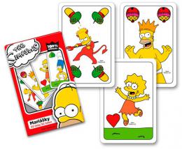 EFKO Hra karty Mariášky The Simpsons