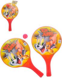 P�lky na pl�ov� tenis Tom a Jerry set 2ks s m��kem v s�ce plast
