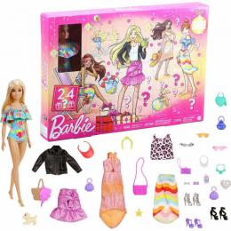 MATTEL BRB Adventní kalendáø módní set s panenkou Barbie