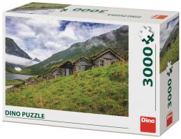 DINO Puzzle 3000 dlk Norangsdalen valley 117x84cm skldaka v krabici