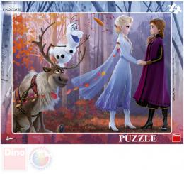 DINO Puzzle deskov� 32x24cm Frozen 2 (Ledov� Kr�lovstv�) v r�me�ku 40 d�lk�