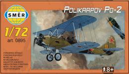 SMÌR Model letadlo dvouplošník Polikarpov Po-2 Kola 1:72 (stavebnice letadla)