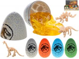 Dinosau vejce se slizem Jursk Svt s kostrou dinosaura s pekvapenm 4 druhy - zvtit obrzek